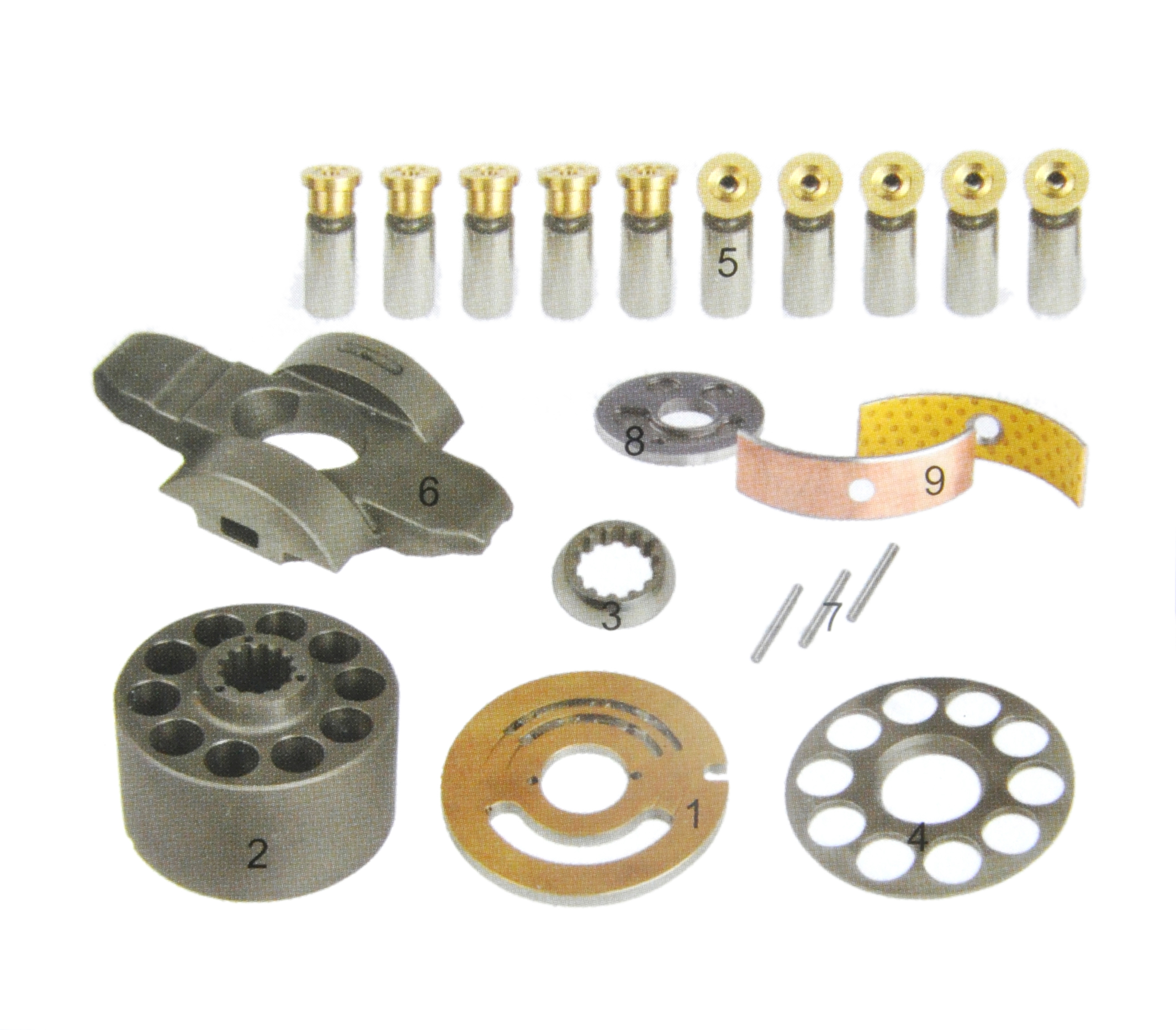 Construction Machinery Parts Main Pump Components A10VS063 Hydraulic Parts