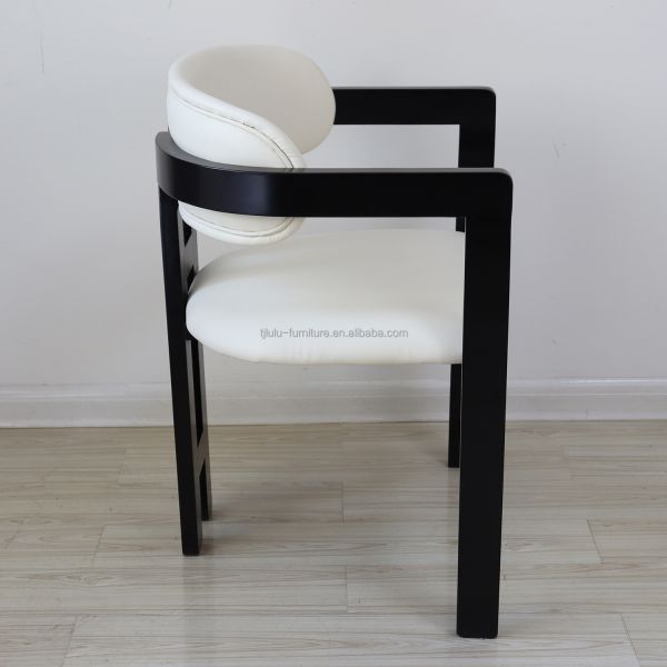Custom Luxury Restaurant Furniture Fabric Upholstery Solid Wood Dining Room Chairs for Personalized Dining