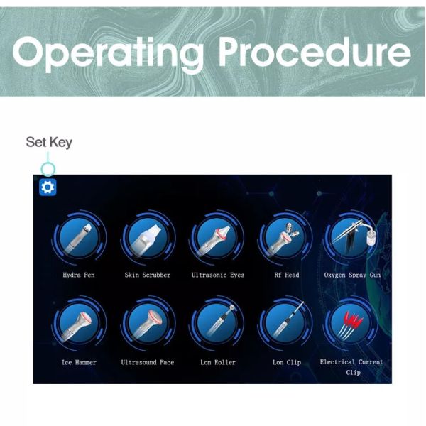 Глубокая очищая машина 10 красоты гидры в 1 заботе кожи Microdermabrasion