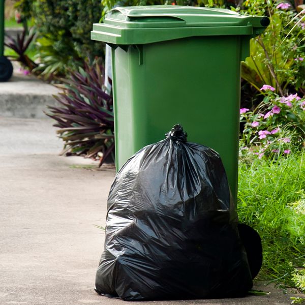 55 - Bolsos de basura resistentes del contratista del HDPE de la milipulgada de 60 galones 3,0