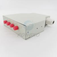 4 caixa de tala ótica da caixa terminal da fibra FTTH do trilho do RUÍDO do núcleo FC