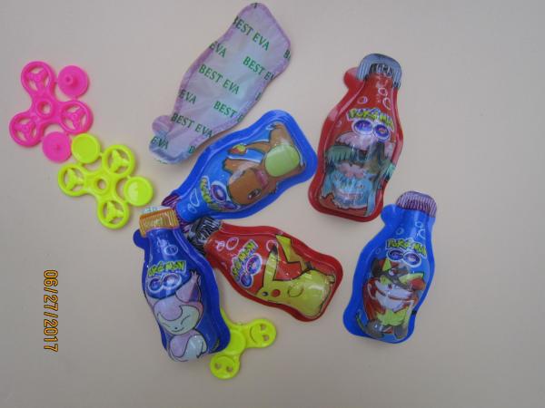 Doces no brinquedo da forma da garrafa da cola, doces da compressa da novidade do Natal do gosto do agridoce