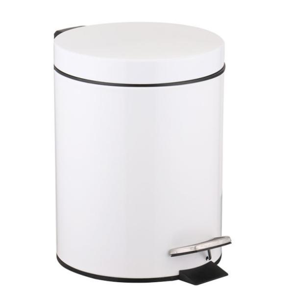 Fresh Blue 12L Pedal Garbage Can Trash Can With Lid And Foot Pedal Plastic Inner Bucket