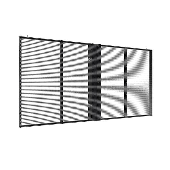 GCL 1000 mm tela LED transparente flexível personalizada para instalação interna fácil
