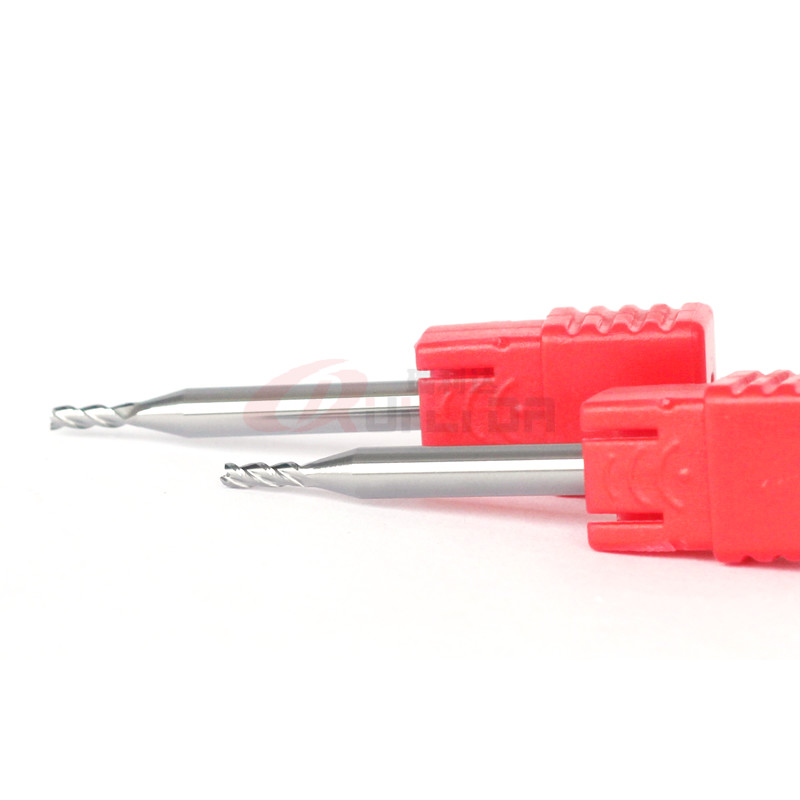 резец Hss HRC55 3 торцевой фрезы 1mm 2mm алюминиевый рифлит карбид CNC твердый