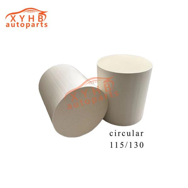 Ceramic Carrier Round High Quality Three Way Catalytic Filter Element Euro 1-5 Model 115 X 130