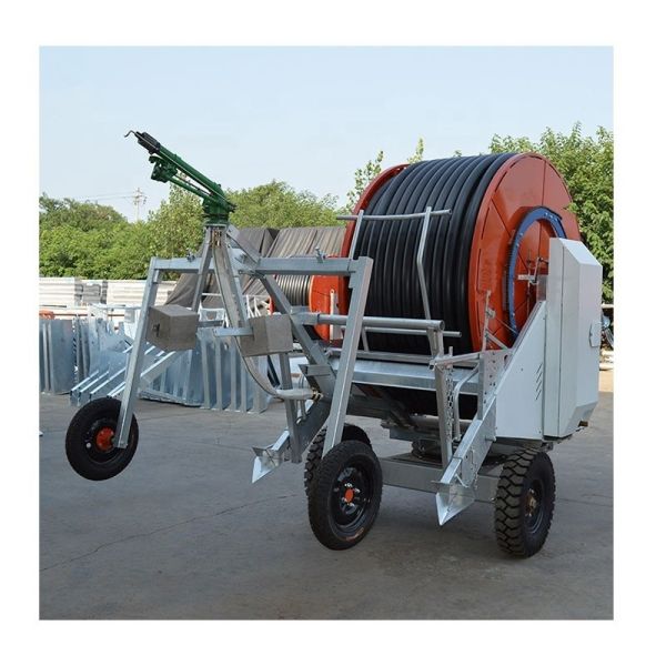 Metal Agricultural Farm Irrigation System Hose Reel Sprinkler with 75 cm Diameter and Metal Construction