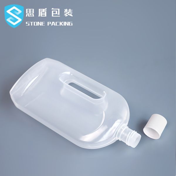 Translucent 1.2L Plastic Bottle With Handle
