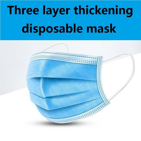Safety Protection Earloops Disposable Face Mask Non - Woven For Adult
