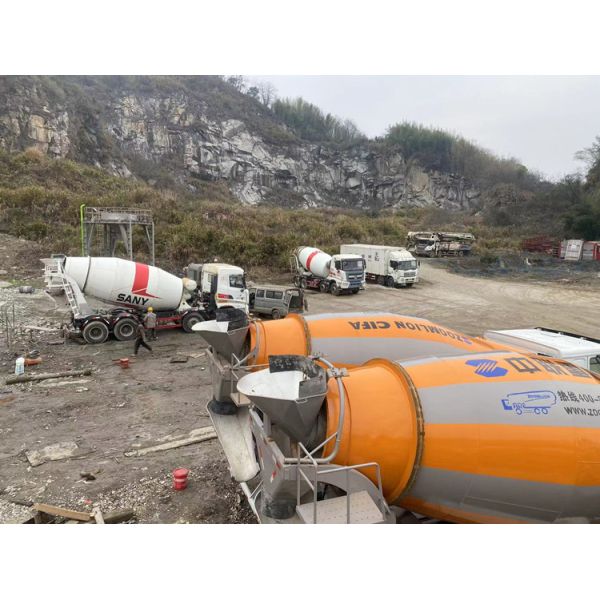 SANY 10M3 использовало тележку конкретного смесителя