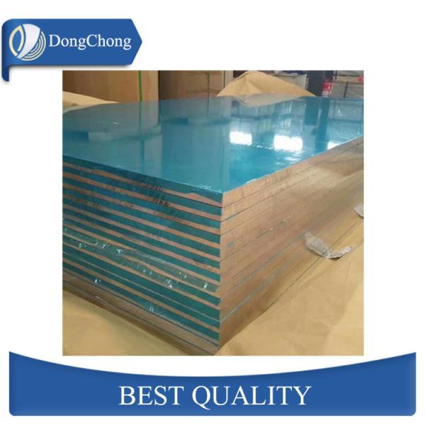 Blue Mill Finish Aluminum Sheet Metal , 7075 T6 Aluminum Plate Wear Resistance