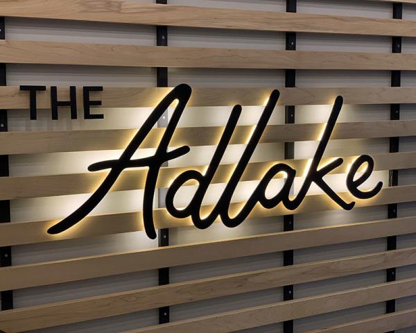 3d Company Name Outdoor Circular Logo Customacrulic Led Sign Backlit Box Illuminated Light Letters