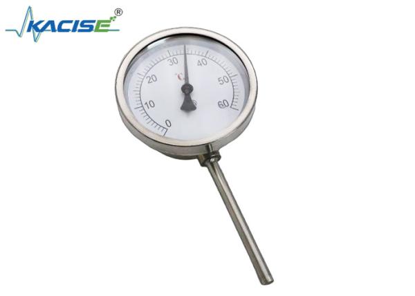 Industrial Grade WSS-411W Bimetal Thermometer with Custom Stem Length