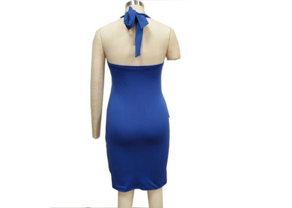 Sexy Halter Neck Maxi Beach Dress , Casual Sleeveless Summer Dresses Breathable