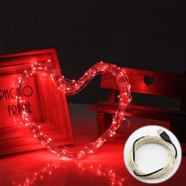 5V USB Powered Multi-Color 10m LED String Lights For Christmas, Party, Festival Decoraction