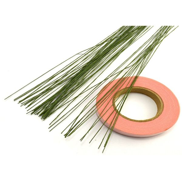 Wrapped 20gauge 1.25mm Paper Covered Floral Wire