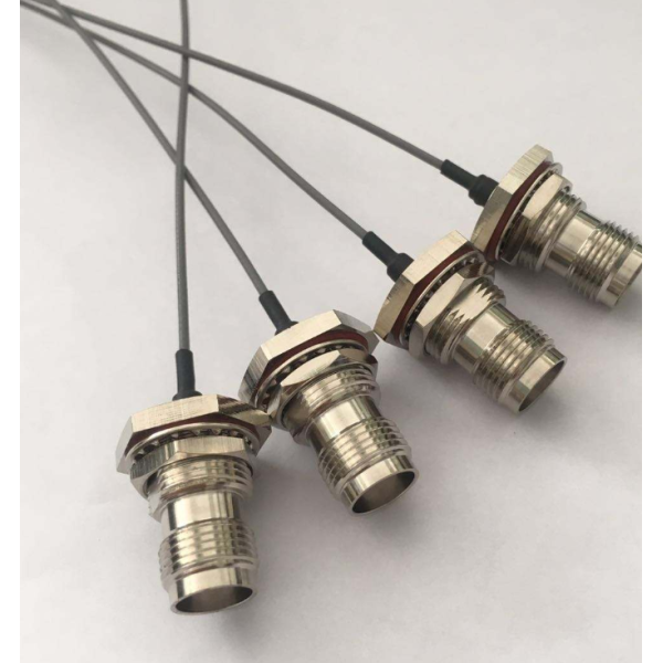 Waterproof TNC Female Connector with 6GHz Frequency and Brass Material for Coaxial Cable