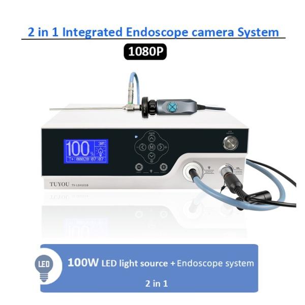 Appareil photo endoscopique à source de lumière froide pour la chirurgie dans les procédures dentaires et nasales ORL
