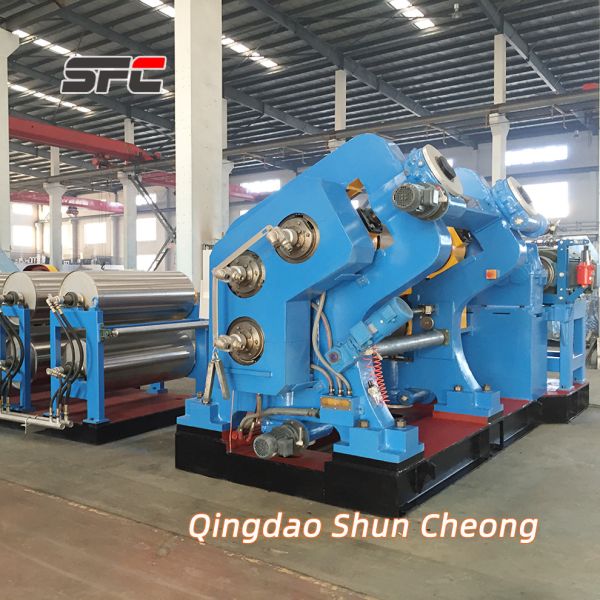 PLC Controlled Automatic Process Electric Heating Rubber Calender Machine for Precision Rubber Sheet Calendering