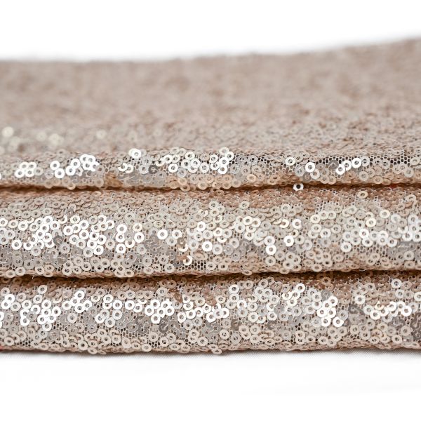 Sequin яркого блеска 125cm Sparkly вышил ткани для платья партии