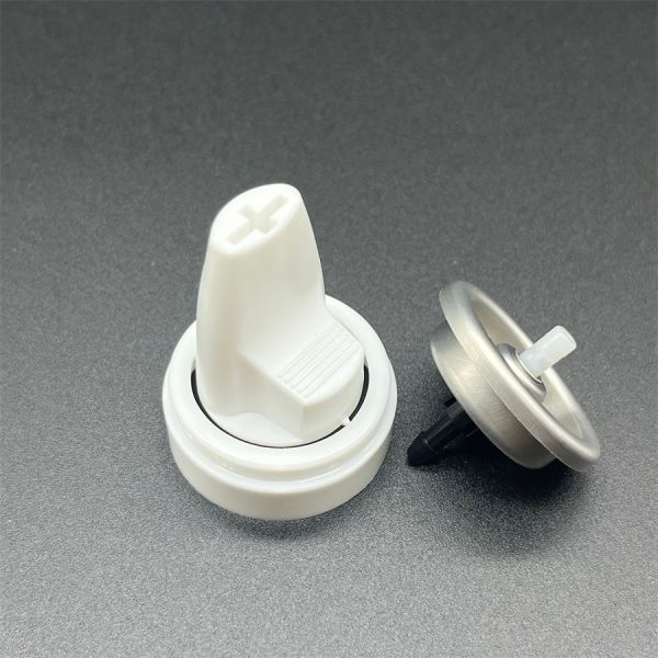 Child-Resistant Safety Lock Hair Mousse Dispensing Nozzle for Family Households with Push-Turn Mechanism