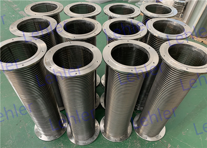 Сетчатый фильтр SS316L, провод Cyliners клина тарифа фильтрации 0.25mm