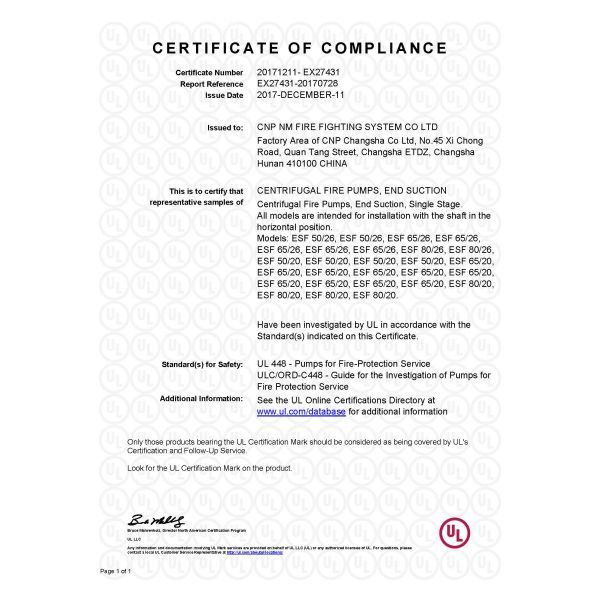 Электрические противопожарные насосная система/пожарный насос всасывания конца турбинки бронзы