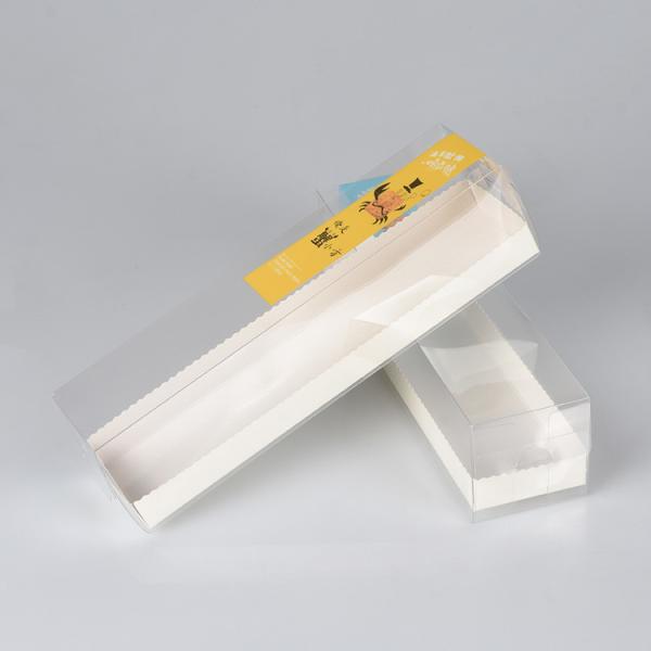 UV Coating Small Soft Crease Clear Plastic Box Packaging