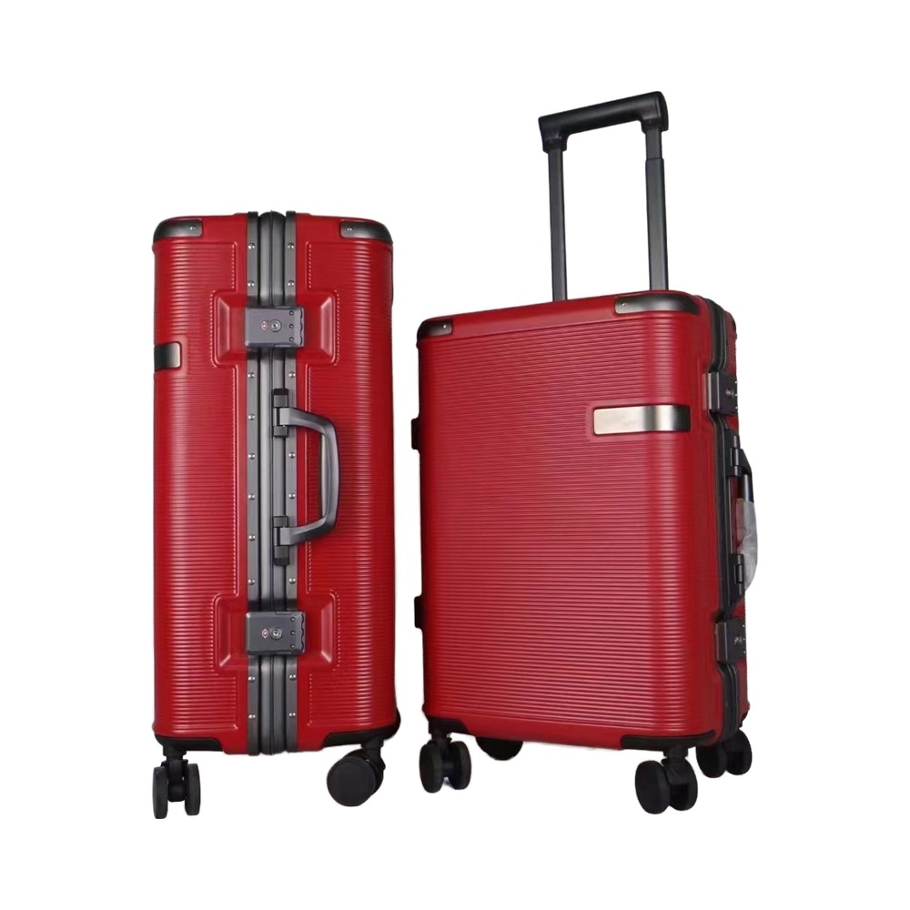 Unisex Stylish Large Capacity PC Carry-On Luggage High Quality Business Travel Bag Durable Spinner Caster Lock Classic Style