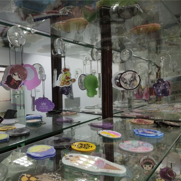 Single Side Plastic Anime Compact Mirror , Small Makeup Mirror For Purse