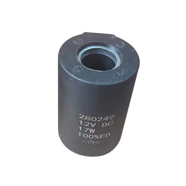 Para a instalação de uma válvula de solenoide de escavadeira, a bobina 280151 24VDC 17W 280249 12VDC 17W