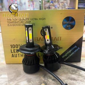X7 Golden Box 4 Side 4 Face Multiple Color White Color LED Headlight Bulb