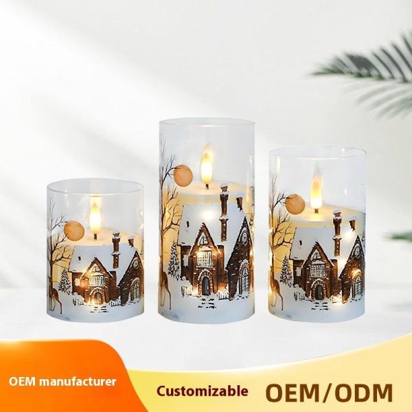 Remote Control Flameless LED Candles with Timer Function and Acrylic Plastic Shell for Safe Holiday Decor