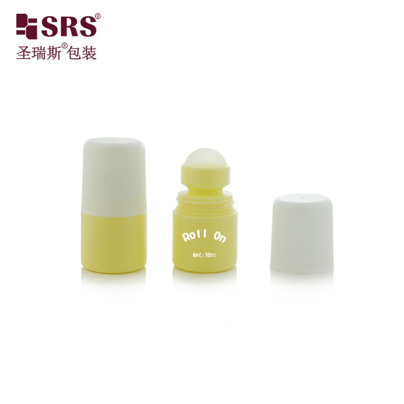 RPPC 30ml Custom Color PP Roller Bottle Empty Roll On Vial for Liquid