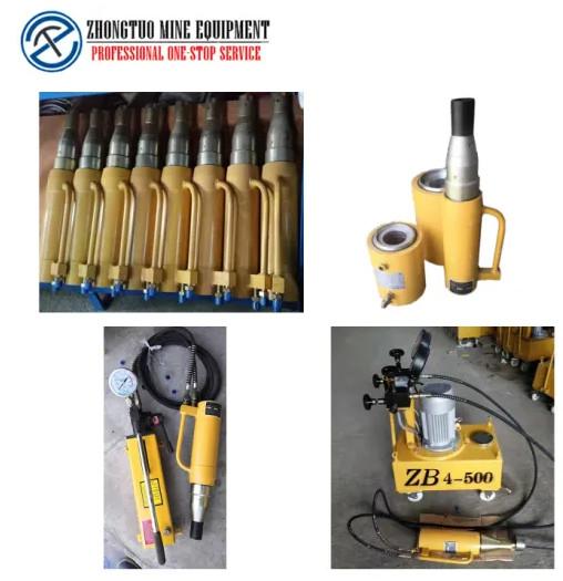 CE Bridge Erecting Machine Intelligent Tension 25 Ton Hydraulic Mono Stressing Jack