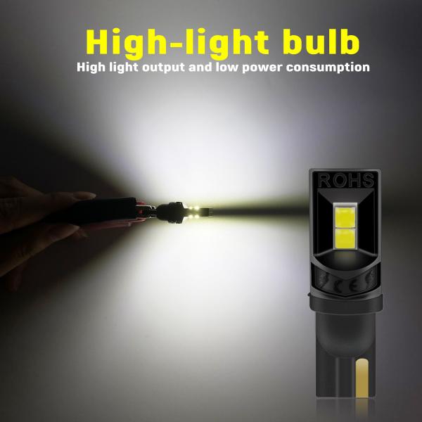 360 Degree LED Light Bulbs T10 194 168 147 W5W 3030 Car LED Interior Bulbs Error Free License Plate Light