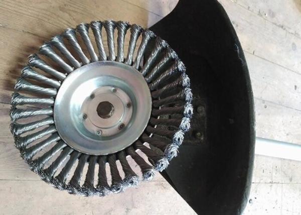Various Brand Grass Cutter Weed Brush 200mm OD HSS Wire Material Knotted Construction