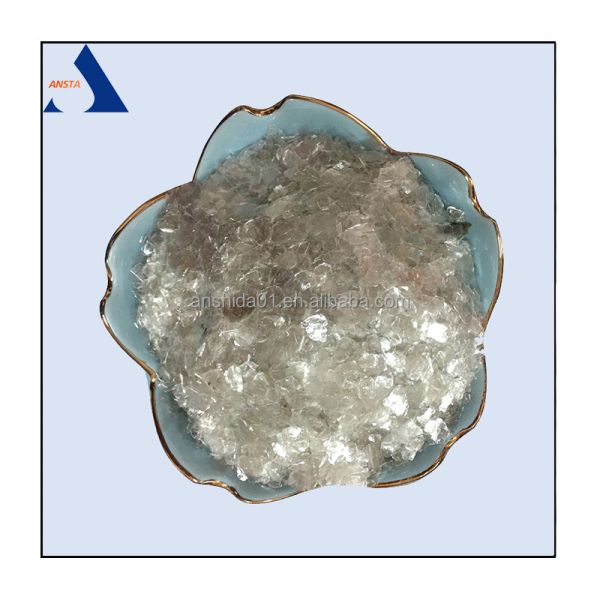 Snow White Synthetic Mica Flakes and Powder with 6mm-3000mesh Dimensions from Mica