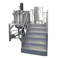 3000r / Tanque de emulsão do homogenizador do vácuo de Min Cosmetic Emulsifier Mixer Machine