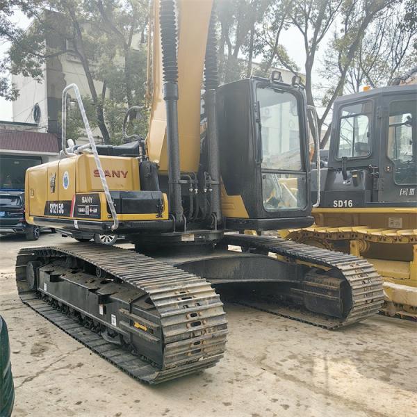 20 toneladas usadas Sany 215 escavadeira com motor MITSUBISHI e válvula hidráulica original