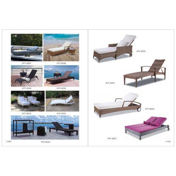 Swimming Pool Chaise Leisure Beach Daybed Aluminum Outdoor Furniture Sun Lounge Chair