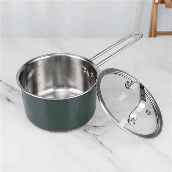 Домашний Cookware нержавеющей стали кухни установил 3pcs с крышкой