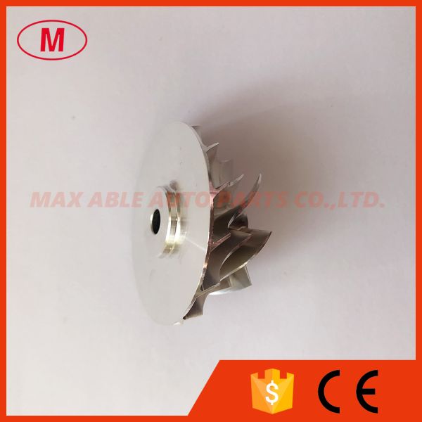 K16 31.20/44.00mm 7+7blades turbocharger milling/aluminum 2618/billet compressor wheel