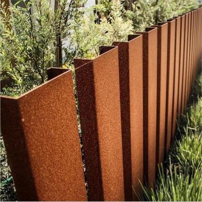 Cerca grossa For Villa Protection da privacidade do metal de Corten dos telas planos da extra grande