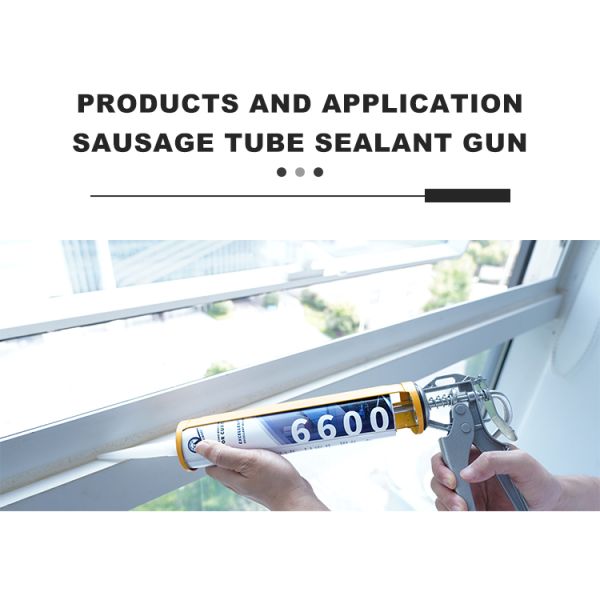 Manual Semi Circle Caulking Gun Silicone Polyurethane Sealant Gun 300ml Industrial Grade