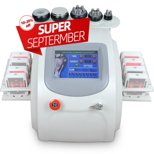 Multifunction Body Slimming Ultrasonic Weight Loss Vacuum Roller+ Laser+RF+ Cavitation+LED Slim Machine