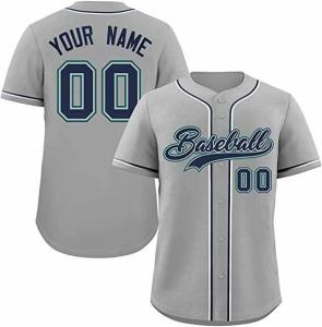 ODM Short Sleeve Baseball Shirts Jerseys Non Fading Washable