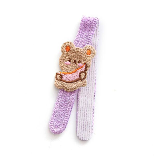 Kids accessories girl Velcro headband bangs shred hair clip girls' clip Summer discollet headband OEM logo