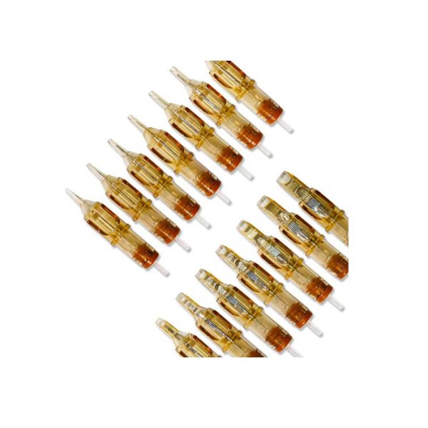 20Pcs/Box Yellow  Cartridge Tattoo Eyebrow  Permanent Makeup Needles