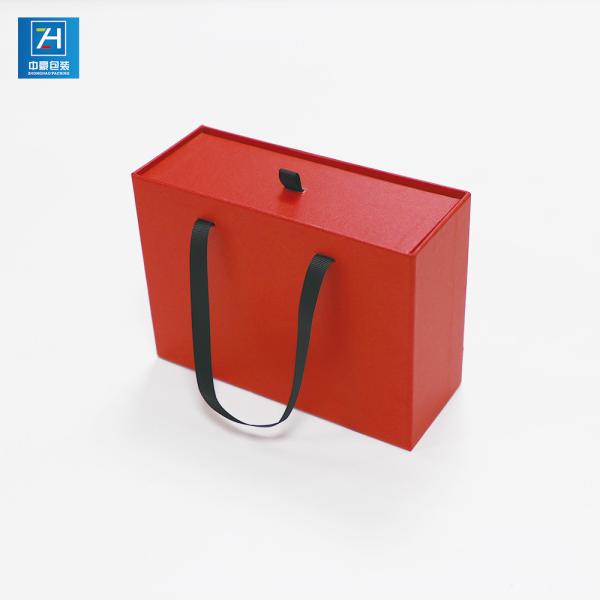 CMYK Printing Debossing Red Spot UV Cardboard Drawer Boxes